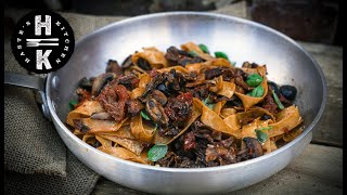 Quick wild mushroom pappardelle [upl. by Trimble]