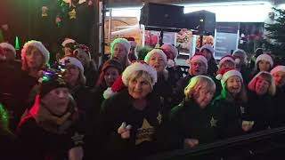 WHAT CHRISTMAS MEANS TO ME Rock Choir at Birkdale Lights Switch On 1st December 2024 [upl. by Nadeen]