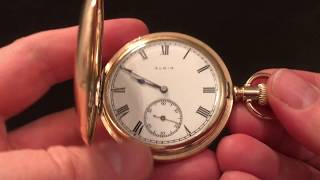 Elgin Pocket Watch from 1899 [upl. by Melville]