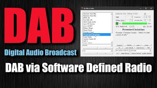 DAB Radio Decoder For SDR RTLSDR  HACKRF  AIRSPY [upl. by Gannon946]