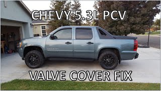 HOW TO FIX 2008 Chevy Avalanche PCV Valve Cover [upl. by Eiclud]