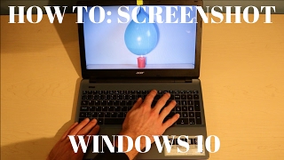 How to Take a Screenshot in Windows 10 [upl. by Valina266]