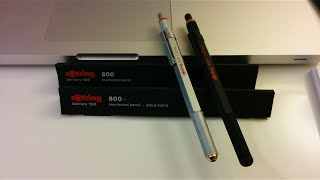 rOtring 800 and 800 Mechanical Pencils review [upl. by Ynna]