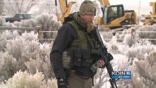 Idaho Three Percenters show up at Malheur Refuge [upl. by Issirk]