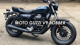 2019 Moto Guzzi V9 Bobber First Ride amp Review [upl. by Yuu792]