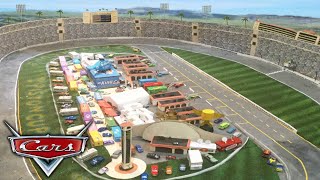 Cars Piston Cup Track ShowcaseTutorial LA Speedway [upl. by Antonella]