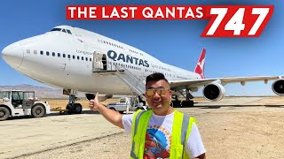 The Last Qantas Boeing 747  An Emotional Farewell [upl. by Stefania]