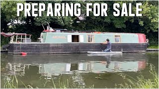 546 PREPARING narrowboat FOR SALE [upl. by Nomahs]