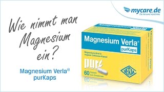 Wie nimmt man Magnesium ein [upl. by Roselane]