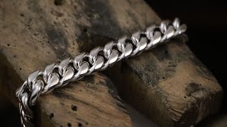 Cuban Silver Bracelet [upl. by Nibram]