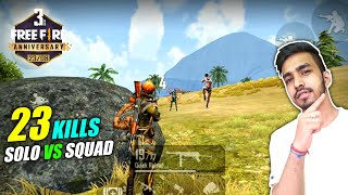 23 KILLS WITH NEW CHARACTERS  FREE FIRE 3rd ANNIVERSARY SPECIAL GAMEPLAY [upl. by Gleda]