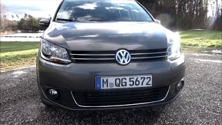 2014 VW Touran 16 TDI 105 HP Test Drive [upl. by Lessur]