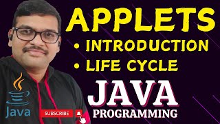 INTRODUCTION TO APPLETS amp APPLET LIFE CYCLE  JAVA PROGRAMMING [upl. by Rosenblast677]