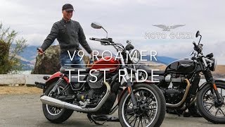 Moto Guzzi V9 Roamer review with Agostini exhaust [upl. by Garibald684]