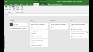 Scrum in Microsoft Project [upl. by Edwin]