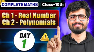 Class 10 Maths  Day 1  Real Numbers amp Polynomials  Class 10  Alakh Pandey  Ritik Sir [upl. by Hait]