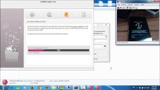 LG mobile flashing  firmware download process [upl. by Ynaffad573]