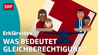 Gleichberechtigung von Mann und Frau – einfach erklärt  Kindervideos  SRF Kids [upl. by Gathers806]