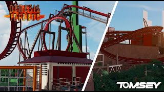 Nemesis Inferno V1  Thorpe Park  Update  Discontinued [upl. by Naig]