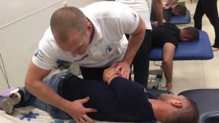 T12L1 lumbar manipulation  osteopathic manipulation training [upl. by Oliva]