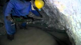 underground mining of antimony ore in Zimbabwe [upl. by Leitao]