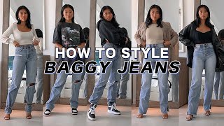 HOW TO STYLE BAGGY JEANS  Casual Streetstyle amp Dressy Christine Le [upl. by Cleavland]