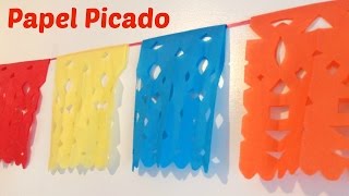 How to Make Papel Picado Mexican Streamers [upl. by Hankins]