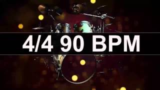 🔴 Drums Metronome 90 BPM [upl. by Nirrep748]