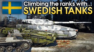 Climbing the ranks with SWEDISH TANKS  War Thunder [upl. by Charpentier]