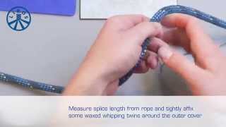 DYNEEMA DOUBLE BRAID SPLICE [upl. by Avitzur]