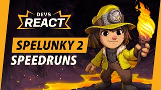 Spelunky 2 Developers React to Multiple Speedruns [upl. by Ayit]