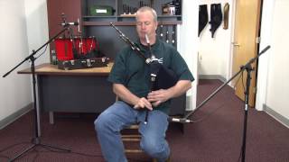 Hornpipe on McCallum Blackwood Smallpipes in quotAquot [upl. by Coonan]