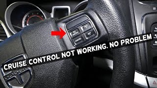 WHY CRUISE CONTROL DOES NOT WORK CRUISE CONTROL FIX [upl. by Tamarah]