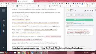 How To Check Plagiarism Using Quetextcom [upl. by Dhiren785]