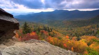 Scenic Time Lapse Fall Foliage amp Incredible Mountain Views  Asheville North Carolina [upl. by Denis64]