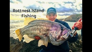 Rottnest Island Fishing  Featuring Landbased Dhufish on Stickbait  Western Australia [upl. by Danziger974]