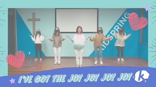 Ive Got the Joy Joy Joy Joy Listener KidsBody Worship  Kidspring Worship [upl. by Llerod]