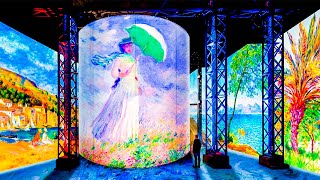 Immersive Live Show at Atelier des Lumières in Paris Monet Chagall Klein [upl. by Gerome]