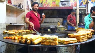 Massive MUMBAI Indian STREET FOOD tour  Huge Indian food HUNT  SMOKY Kebabs  Gujarati PUDLA [upl. by Rotkiv]