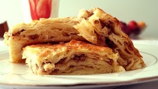 Türkisches Börek  Rezept Börek Hackfleisch [upl. by Llenyt]