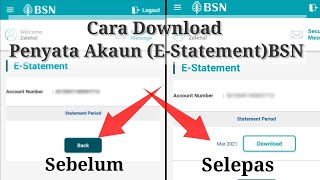 cara download pdf penyata akaun bsn online banking [upl. by Adni]