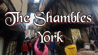 The Shambles York England  Medieval Street [upl. by Caassi]