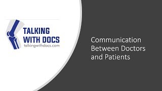 Communication Between Doctors and Patients [upl. by Vincenty]