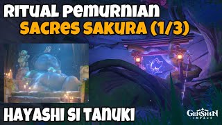 Ritual Pemurnian Sacred Sakura Part 1  Hayashi si Tanuki  Genshin Impact [upl. by Nnaes280]