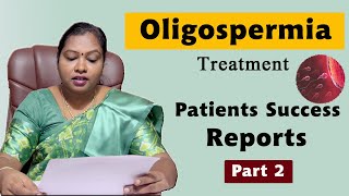 oligospermia and Cryptospermia successful treatment  DrPIswarya Devi MD s [upl. by Joash799]