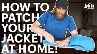 How to Patch Your Jacket at Home [upl. by Eittel]