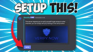 How To Make A DISCORD Verification System In 2025 [upl. by Woodruff180]