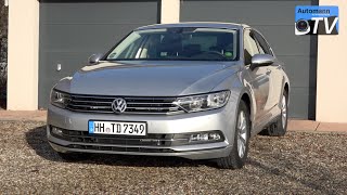 2015 VW Passat B8 20 TDI 150hp  DRIVE amp SOUND 1080p [upl. by Brigitta]