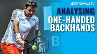 Analysing ATP Tennis Players OneHanded Backhands [upl. by Jeffcott]