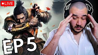 SEKIRO  Armored Warrior Goes Down Literally  EP 5 [upl. by Gerk]